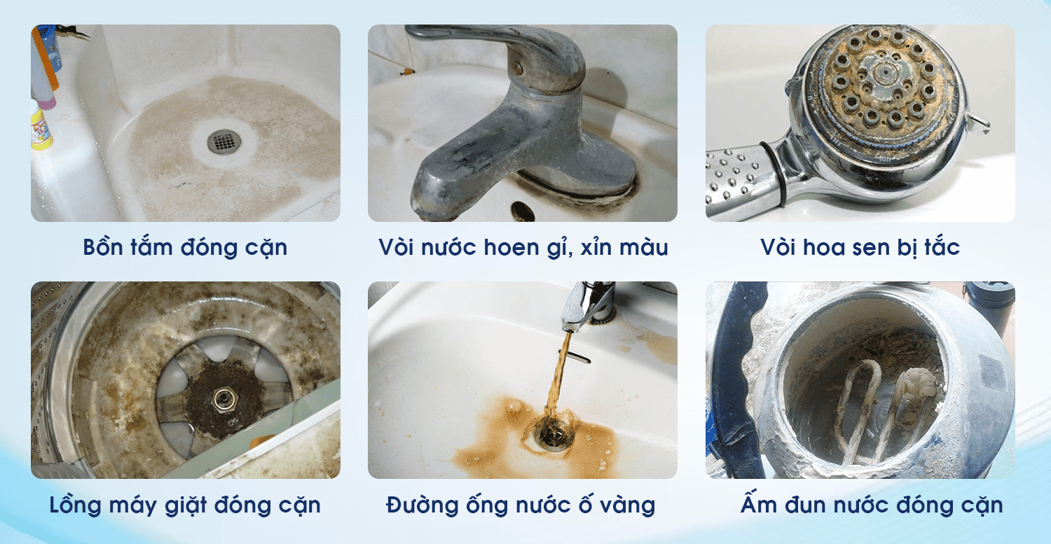 Sử dụng nước bẩn ảnh hưởng lớn đến nhiều khía cạnh trong gia đình