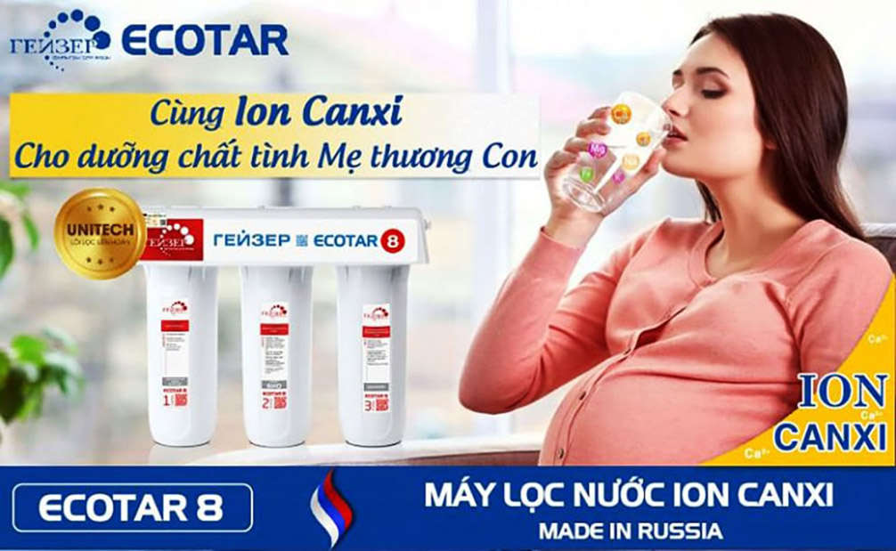 Máy Ecotar 8 hỗ trợ và bổ sung dưỡng chất cho cơ thể mẹ bầu