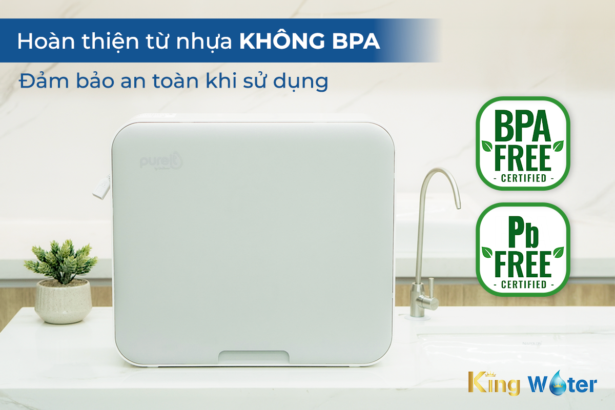 Thân máy lọc nước Unilever Pureit Delica UR5640 được hoàn thiện từ nhựa không BPA