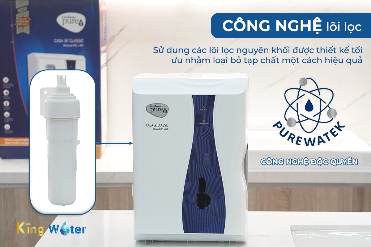 Pureit Casa G2 sử dụng công nghệ lọc tối ưu