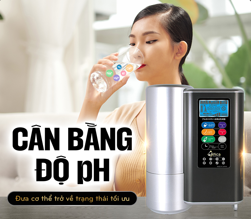 Nước ion kiềm - Bí quyết sống khỏe của người Nhật