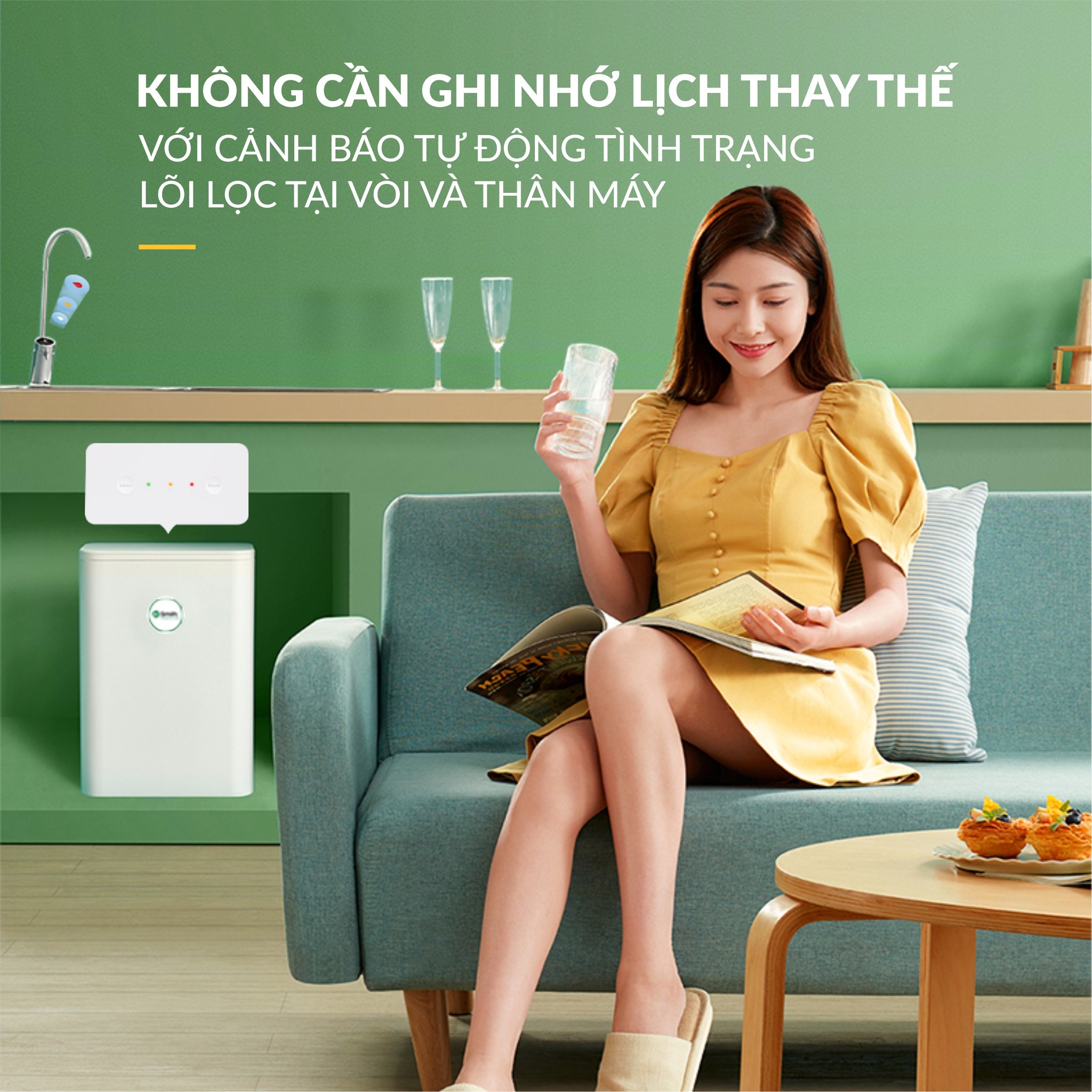 Hệ Thống Cảnh Báo Thay Lõi Tự Động, Tiện Lợi